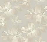 York so2472 Candice Olson Tranquil Midnight Blooms壁紙、グレー