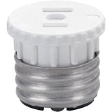 Pass & Seymour 125CC20 Lamp Holder Adapter, 15-Amp, 125-volt, 600-watt [並行輸入品]