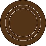 Brewster WPD98822 Wall Pops for Baby Peel and Stick Die Cut Dot, Espresso, 4-Count [並行輸入品]