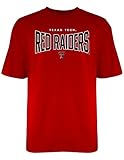 NCAAテキサスTechレッドRaidersメンズEverlasting Tシャツ, Large , Red