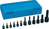 Grey Pneumatic 1234T Assorted Drive 12 Piece Int. Star Impact Driver Set