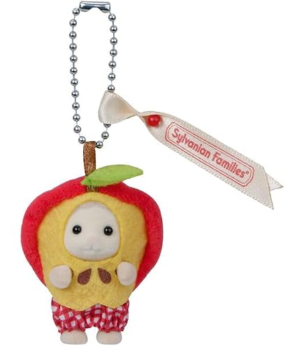 Amazon.co.jp: シルバ ニアファミリー キーホルダー (01 みるくウサギ