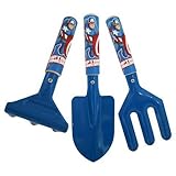 Avengers Captain America 3-Piece Kids Gardening Toolset [並行輸入品]