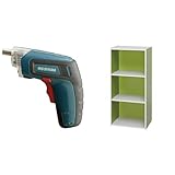 『電動ドライバー 充電式 RD110-G グリーン』と『カラーボックス 3段 幅41.5×奥行29×高さ88cm グリーン/オフホワイト CX-3』のセット