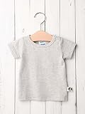 RUGGED WORKS ( ラゲッドワークス ) ベビー 日本製 Tシャツ 赤ちゃん 男の子 女の子 半袖 ベビー服 80㎝ グレー