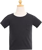 (ポッケポッシュ) Pokke Poche 日本製 ベビーキッズ 半袖Tシャツ【2017-0031】95cm ブラック