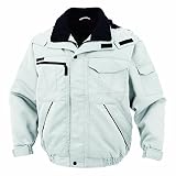 PAXセレクト 帯電防止 撥水加工 防寒作業服 防寒ブルゾン (#2760)【サイズ数量あるだけ】 (M, シルバーグレー)