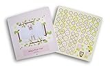 Baby's First Year Calendar - Girl with Stickers