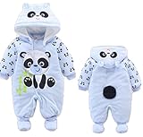 【SEBLES】 ベビー 赤ちゃん 選べる デザイン キュート ロンパース 厚手 着ぐるみ 全15種 サイズ 70cm 80cm 90cm 100cm クロスセット (Ｆタイプ,70)