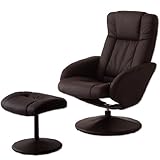 タンスのゲン パーソナルチェア オットマン付き ロッキング モーガン アンティークブラウン 14910001 BR