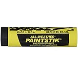 All-Weather Paintstik Livestock Marker, 1" Diameter x 4" Length, Black (Pack of 12) [並行輸入品]