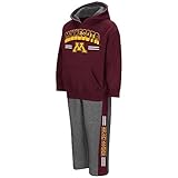 幼児用NCAA Minnesota Golden Gophers Boys Punter Fleece Hoodie andスウェットパンツセット(チームカラー)