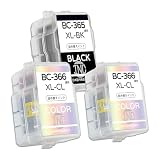 BC-365XL 1個+BC-366XL 2個セット 互換 詰め替えインク インクカートリッジ 365 366 大容量 取扱説明書付き 詰め替え道具付き PIXUS TS3530インク【アイエヌシー】, 1BK2CL, INC-INKBC365