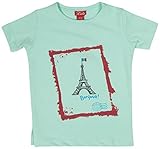 Lulu MS Boys Toddler Tシャツ、ミントグリーンエッフェル塔のデザインTシャツ カラー: グリーン