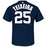 Mark Teixeira # 25ニューヨーク・ヤンキースPlayer Tシャツ(メンズXXL )
