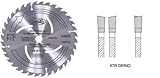 Timberline 165-240 6-1/2x24T ATB 5/8 Bor [並行輸入品]