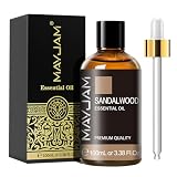 MAYJAM エッセンシャルオイル サンダルウッド 100ml アロマオイル 精油 天然100% サンダルウッドオイル アロマ ディフューザー／加湿器用 芳香用 プレゼント
