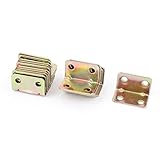 uxcell 棚　食器棚　修理　サポート　コーナー　装具　固定　角　ブラケット 20個