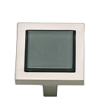 アトラスホームウェア1 – 3 / 4インチSpa Squareノブ、つや消しニッケル 230-BLK-BRN 1