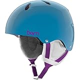 Bern Girls Diabla Helmet (Translucent Blue / Large) [並行輸入品]