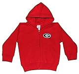 Officially Licensed NCAAフルZipパーカーフリース、infant-幼児用 レッド
