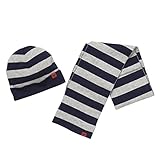 (アルマーニベビー) ARMANI BABY 出産祝い 2点セット (ニットキャップ&マフラー) BK803NVY [並行輸入品]