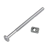 cisirun 6パック家具Cot Bedボルトアレンヘッド・バレルナット6 mm m6 X 100 mm亜鉛メッキ