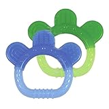 green sprouts Sili Paw Teether (2-Pack-Assorted-3mo+) [並行輸入品]