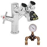 Speakman SEF-1850-TW Eyesaver Eye Wash Faucet Combination Single Post Laboratory Faucet with Thermos