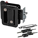 Toughgrade Tg-3 Door Latch Kit For Trailer & Rv With Deadbolt Flush Mount Universal Fit [並行輸入品]