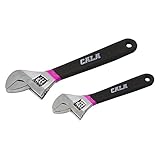 Cala Tools KDE2AWS Adjustable Wrench Set, Pink, 2-Piece [並行輸入品]