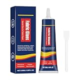 布用接着剤、布接着剤,50ml 透明布用接着剤 | 24時間乾燥防水永久生地融着接着剤、ナイロン、縫いぐるみ人形、人形修理、デニム、コットン、リネン用