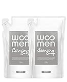 【2個セット】WOOMEN(ウーメン) メンズ 洗顔スプレー 詰替用 250ml×2個 クレンジング