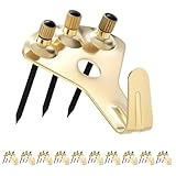 12個 壁掛けフック 絵画用 石膏ボード ピン 強力 画鋲フック 穴が目立たない ピン 耐荷重34kg セフティステンレスXフック 額縁展示用吊り金具 賃貸 抜き跡目立たない 石膏ボード・木壁対応 壁掛け展示 額縁 時計 天井用