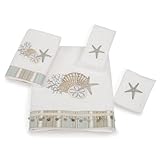Avantiリネンby the Seaバスタオル 4-Piece Towel Set ホワイト 1097SWHT