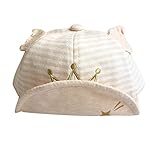 ベビー用ハット Hosam　女の子　男の子　1-3歳　子ども　野球帽子　鳥打ち帽子　可愛い　ストライプ　春　秋　夏　日焼け止め 防寒　お出かけ用　赤ちゃん　誕生日 出産祝い 記念写真の衣装に (イエロ