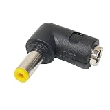 ZUUN (ズーン) DC端子変換アダプタ L型タイプ メス 外径4.75mm 内径1.7mm→オス 外径4.0mm 内径1.7mm 24V 5Aまで対応 口径変換 (メス4.75φ/1.7φ→オス4.0φ/1.7φ L型)