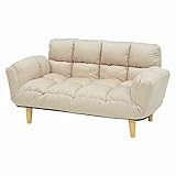 萩原 ソファ（ベージュ） LSF-4891LB-BE 4934257237253 【代引き不可】