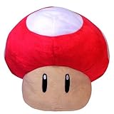 スーパーマリオ 特大サイズぬいぐるみ スーパーキノコ(赤)