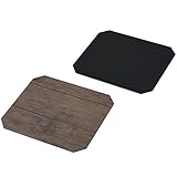 山善(YAMAZEN) メタルラックパーツ ウォルナット/ブラック 43×37×0.5cm