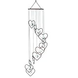 Red Carpet Studios - 11026 - Red Heart Ring with Heart Crystals Chime