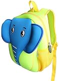 Coavas Kids Backpack Cute Toddler Backpacks Elephant Children Backpack - Lifelike Elephant Nose Desi