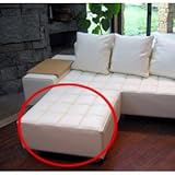 リネアジャパン(LINEA JAPAN)　PACCO オットマン　レッド（ファブリック） PAC-OT-F-RD