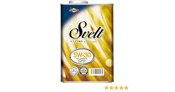 Amazon Sunoco エンジンオイル Svelt 5w 30 Snplus 1l 車用エンジンオイル 車 バイク