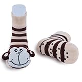 Monkey Rattle Socks