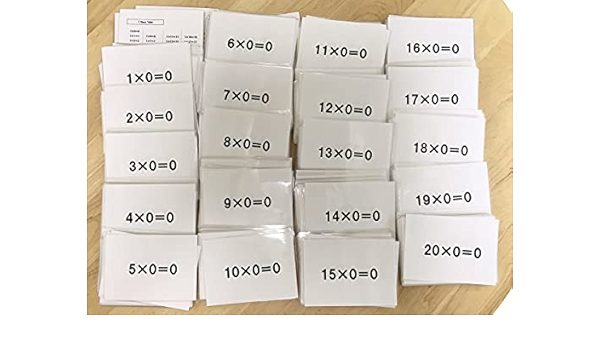 Amazon Co Jp 掛け算 フラッシュカード 1 フラッシュカード かけ算 掛け算 九九 インド式 英語 算数 暗記 おもちゃ