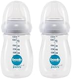 Joovy Boob PP Baby Bottle, Clear, 9 Ounce, 2 Count by Joovy [並行輸入品]