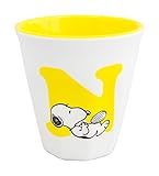 PEANUTS スヌーピー イニシャル メラミンカップ アルファベット N 300ml SIMC-05