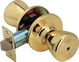 凡例806141チューリップスタイルドアノブプライバシーベッドand Bath Lockset、us3真鍮仕上げ
