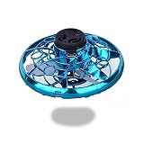 B-TOPAZ ミニドローン おもちゃ フライングボール 飛行ボールトイ 球状飛行ジャイロ スピニング UFO ブーメラン ドローンおもちゃ LEDライト付き 日本語説明書付き スピニング トップ